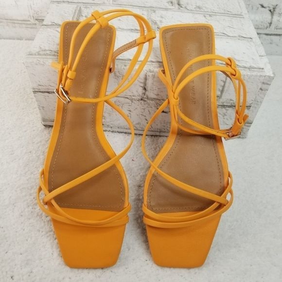 WWW orange sandals - Picture 1 of 6